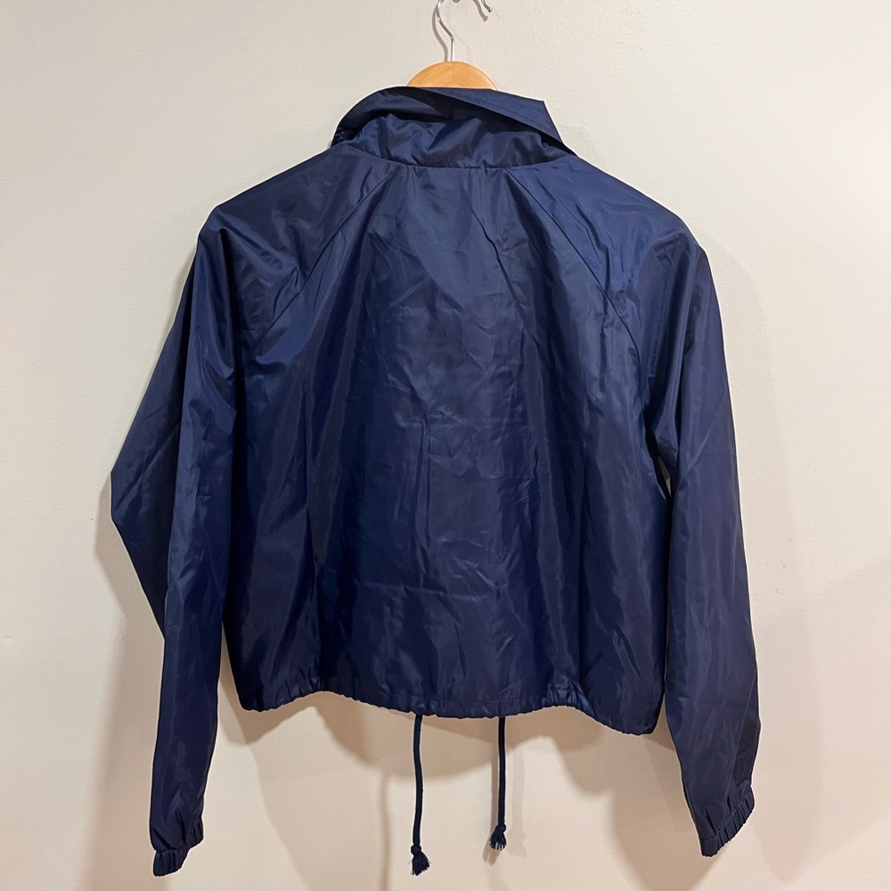 Champion Navy Blue Windbreaker Jacket - Picture 4 of 5